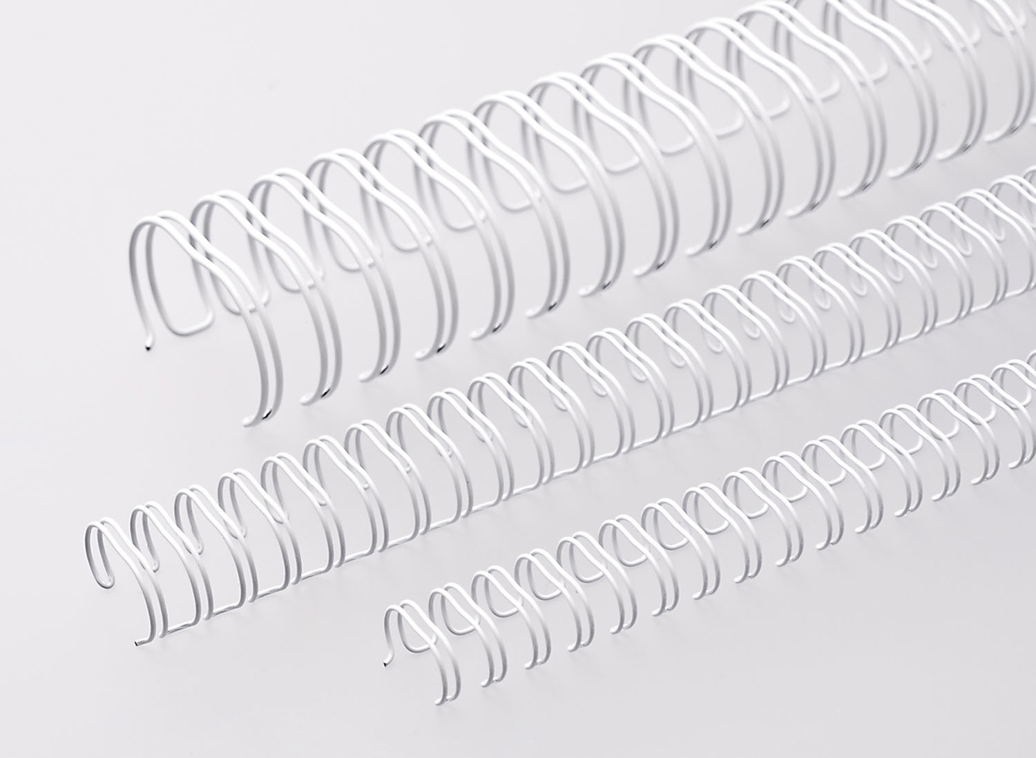 RENZ Drahtbinderücken, Teilung 2:1, 8.0 mm - weiß RENZ Drahtbinderücken, Teilung 2:1, 8.0 mm - weiß