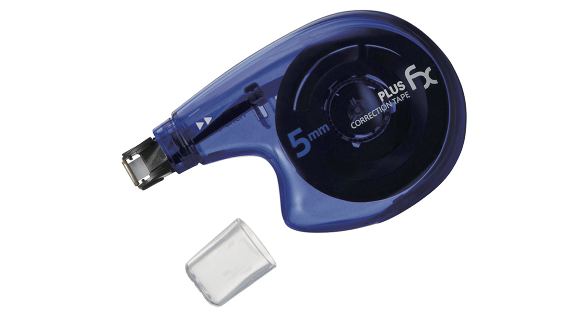 43342A158931f45a88eb PLUS JAPAN Korrekturroller ´FX´, 5 mm x 10 m, blau