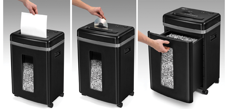 450M-Deatil Fellowes Aktenvernichter Powershred 450M, Mikropartikel