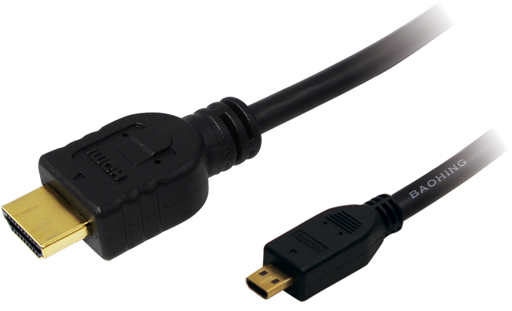 CH0030 LogiLink HDMI Kabel, A-Stecker - D-Stecker Micro, 1,0 m