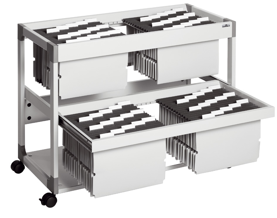 3792_10_GEN_G DURABLE Hängemappen-Wagen SYSTEM File Trolley 200 Multi Duo