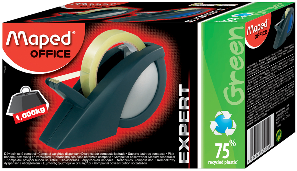 750001_pa_fr Maped Tischabroller Expert Compact Pro Green, schwarz/grau