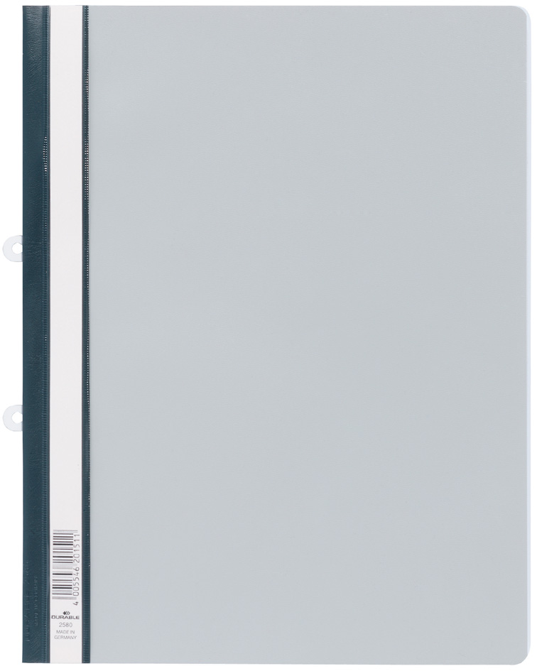 2580-10-durable589376be45403 DURABLE Schnellhefter zum Abheften, DIN A4, grau