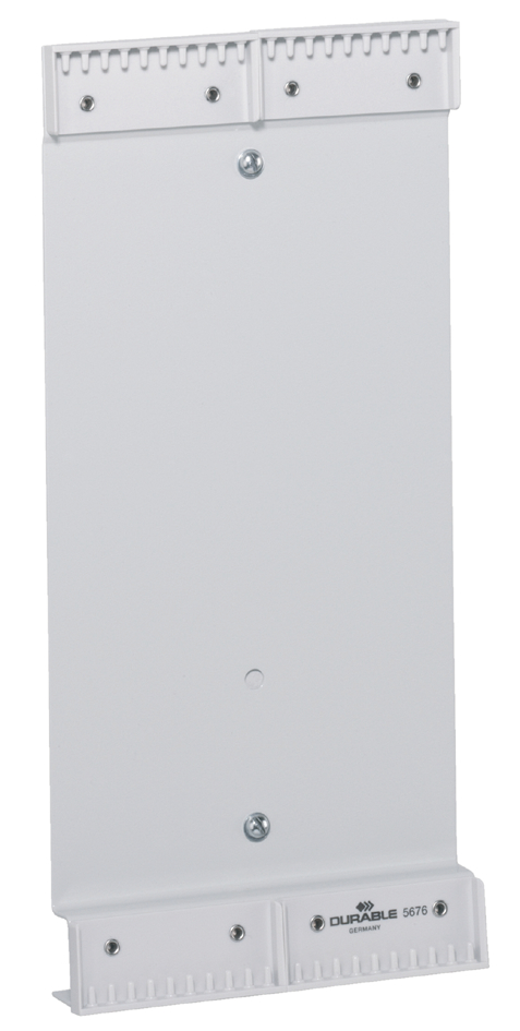 5676_10_GEN_A5893a18094474 DURABLE Wandhalter FUNCTION, für 20 Sichttafeln DIN A4, grau