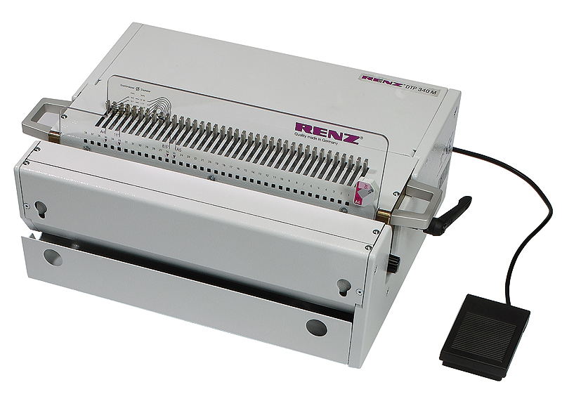 46287d54a6758a54fbaf868e4c0831ff elektrische Tischstanzmaschine RENZ DTP 340 M