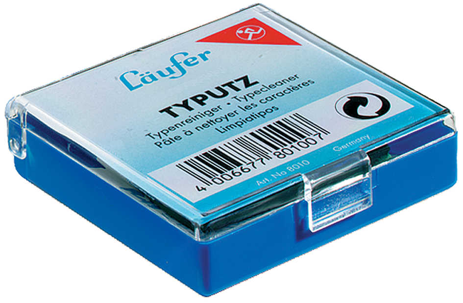 8010_typutz Läufer Typutz Typenreiniger, in wiederverschließbarer Dose