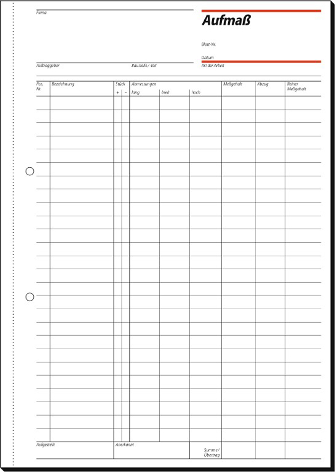 sigel Formularbuch ´Bautagebuch´, A4, 3 x 40 Blatt, SD