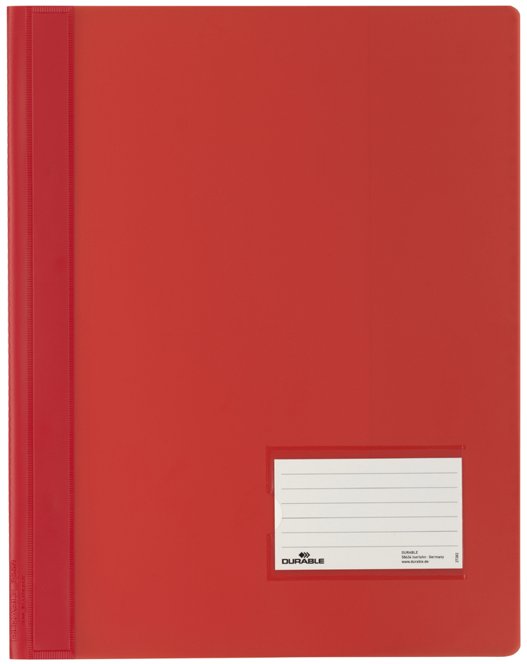2680_03_GEN_A589376eee1a0a DURABLE Schnellhefter DURALUX, DIN A4, rot-transluzent