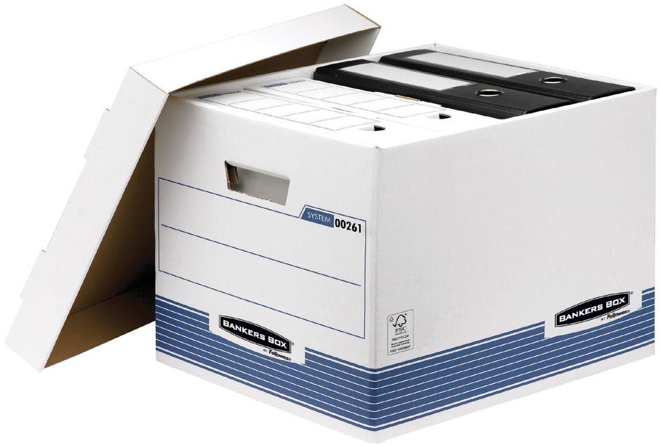 00261_LF-neu589afa90afce1 Fellowes BANKERS BOX SYSTEM Archiv-/Transportbox Standard