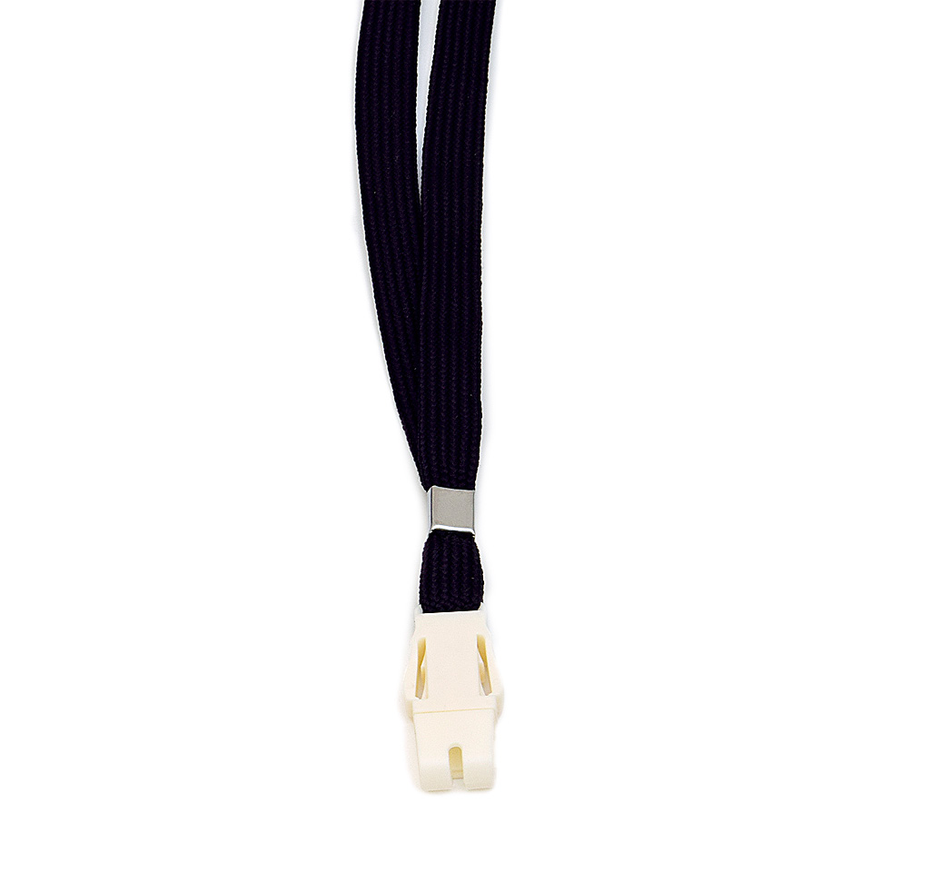 1cc56eb777ded75e60c590f9f5a7f8db Lanyard Umhängeband mit Langloch-Clip, Schnellverschluss - dunkelblau