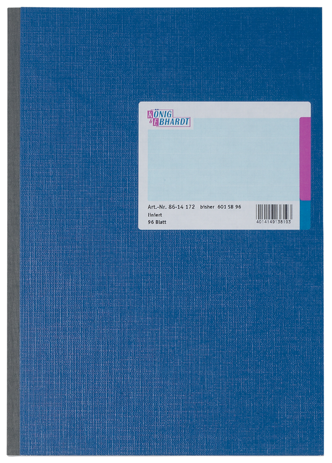 86-1417258933db74c78d KÖNIG & EBHARDT Kladde, DIN A4, 96 Blatt, kariert