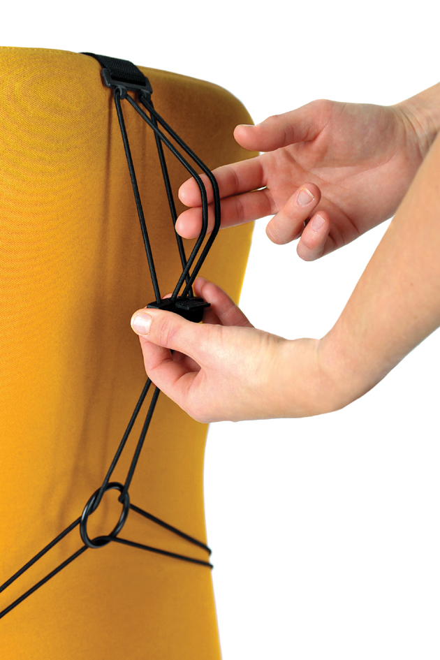 8029901-Mesh-Back-Support_tritachment Fellowes Netz-Rückenstütze Professional Series, schwarz