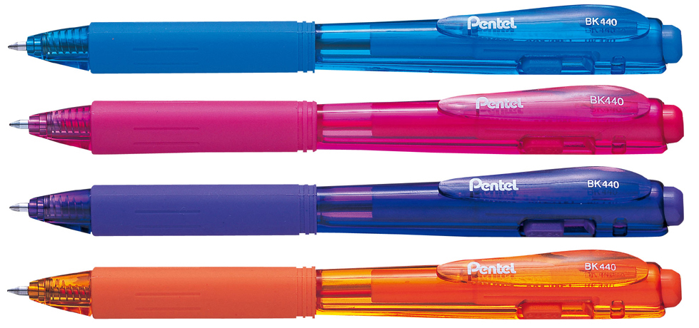 BK440_Trend58932ef32d4a3 Pentel Druckkugelschreiber WOW BK440, violett