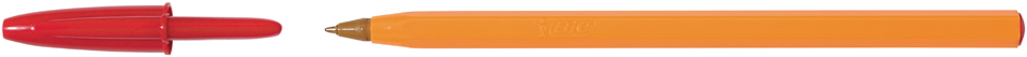 80992415893278539721 BIC Kugelschreiber Orange, Strichfarbe: rot