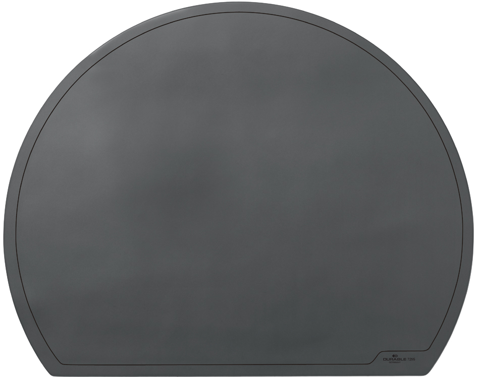 DURABLE Schreibunterlage halbrund, 650 x 520 mm, schwarz