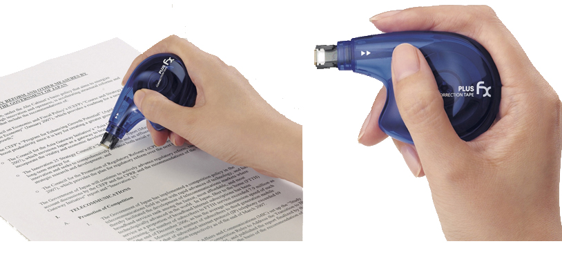 43342_gebaut58931f45ee3cc PLUS JAPAN Korrekturroller ´FX´, 5 mm x 10 m, blau