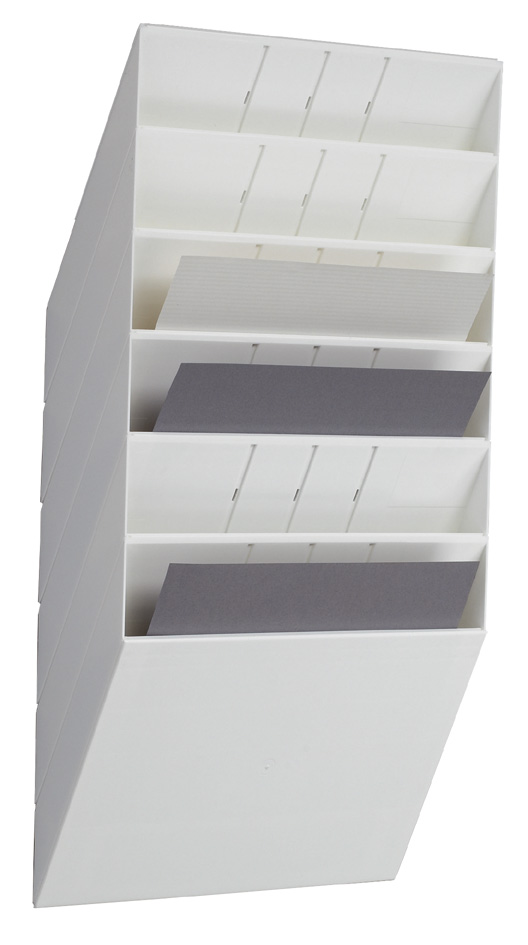 DURABLE Wand-Prospekthalter-Set ´FLEXIBOXX 6´, A4, 6 Fächer