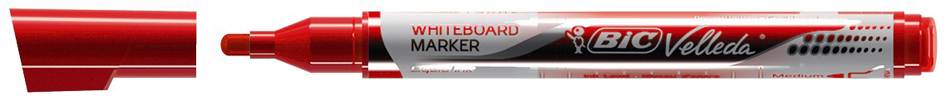 BIC Whiteboard-Marker Velleda 1741 Liquid Ink, rot