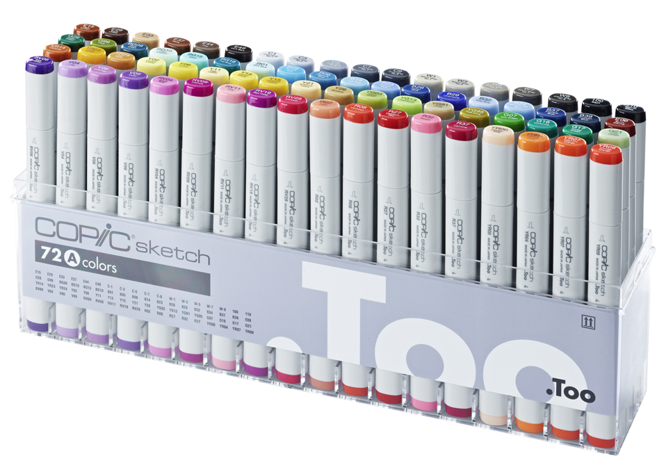 21075160 COPIC Marker sketch, 72er Set A