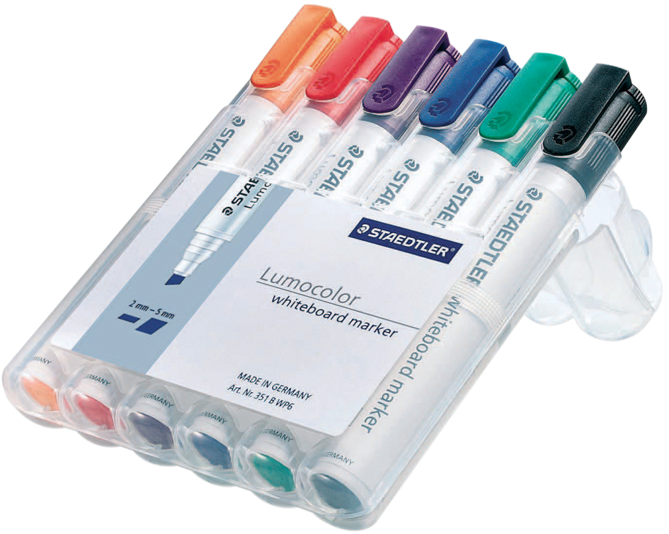 STAEDTLER Lumocolor Whiteboard-Marker 351, 4er Etui