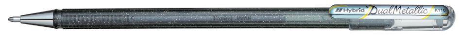 K110-DZX Pentel Hybrid Gel-Tintenroller ´Dual Pen´, schwarz/rot