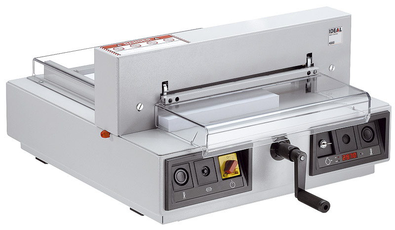 167877aea91bea0254c4ab7bd12f56b1 elektrische Stapel Schneidemaschine IDEAL 4350