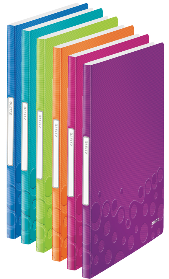 LEITZ Sichtbuch WOW, A4, PP mit 20 Hüllen, weiß-metallic