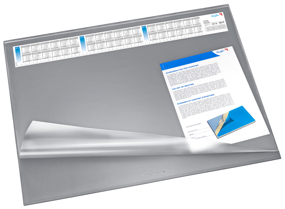 Laeufer-Synthos-VSP-grau Läufer Schreibunterlage SYNTHOS VSP, 520 x 650 mm, grau