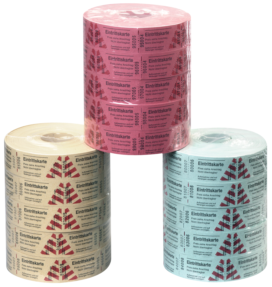 007918220001 herlitz Eintrittskarten, 1.000 Abrisse je Rolle