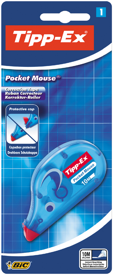 8207901 Tipp-Ex Korrekturroller ´Pocket Mouse´, Blister
