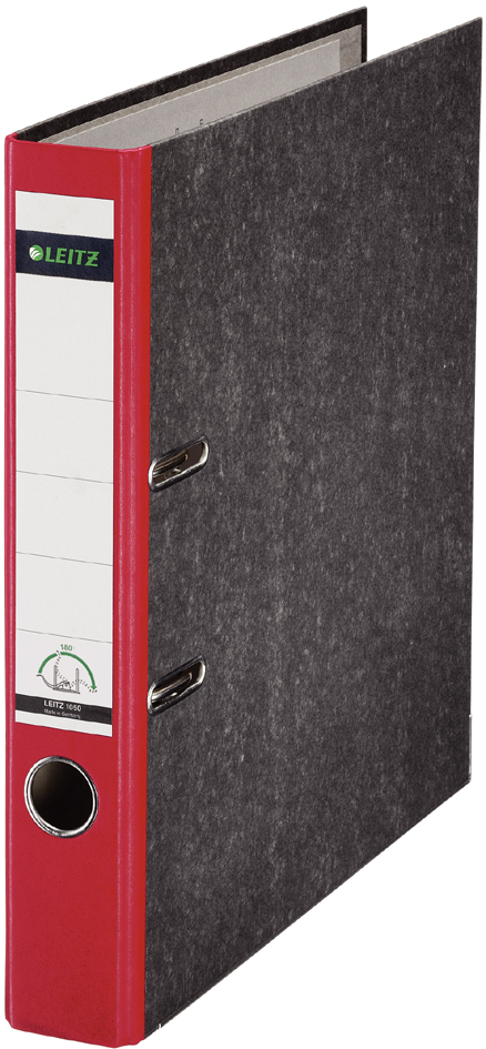 1050502558935e22cd82d LEITZ Wolkenmarmor-Ordner, 180 Grad, DIN A4, 52 mm, grau