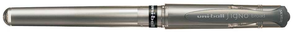 UM-153_SILVER589338fa47bba uni-ball Gel-Tintenroller SIGNO broad UM-153, weiß