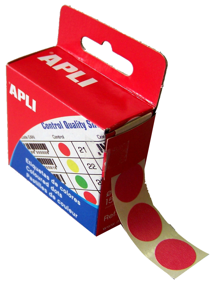 115010_cd589afc3f3c0c1 agipa Markierungspunkte, Durchmesser: 15 mm, rund, rosa