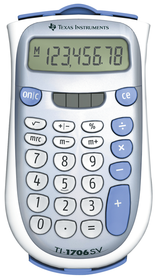 63656 TEXAS INSTRUMENTS Taschenrechner TI-1706 SV