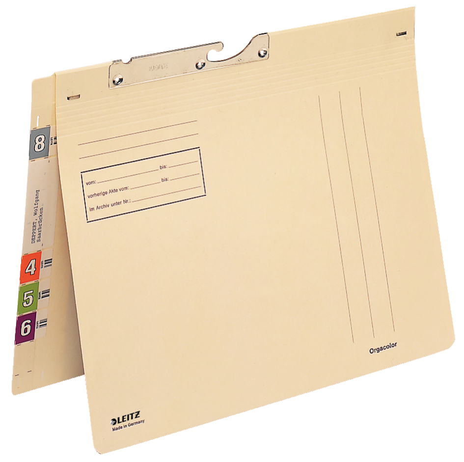 21340011589b2890cac26 LEITZ Pendelhefter Orgacolor, A4, kaufmännische Heftung