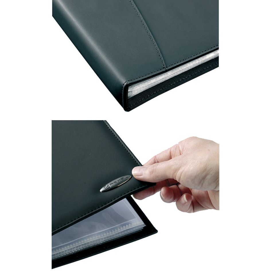 2101185_D1 Rexel Sichtbuch SOFT TOUCH SMOOTH, A4, mit 24 Hüllen
