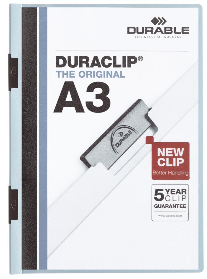 DURABLE Klemmhefter DURACLIP, DIN A3, blau