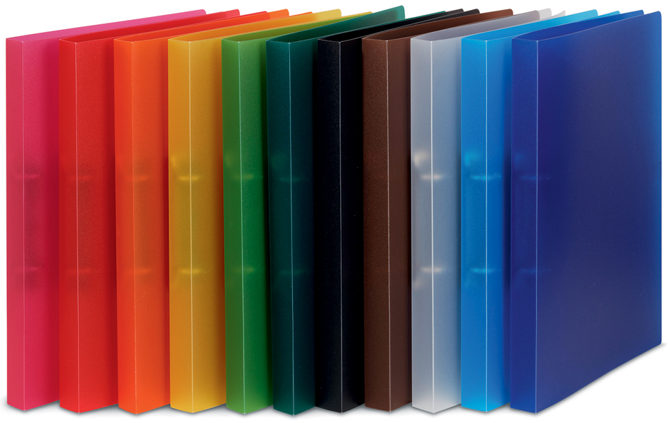 HERMA Ringbuch, DIN A4, 2-Ring-Mechanik, transluzent-violett