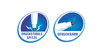 BIC Whiteboard-Marker Velleda 1711, Rundspitze, blau