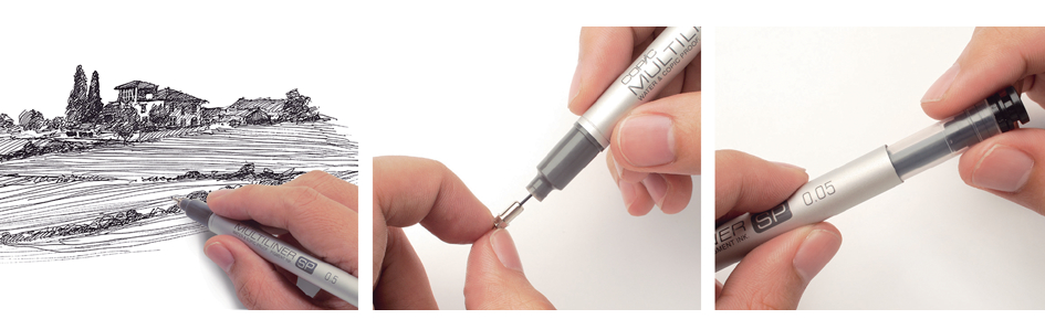 COPIC MULTILINER SP 0,5 mm, schwarz