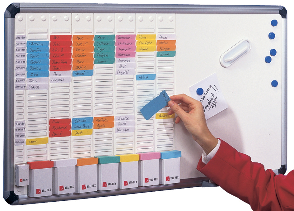 2951400 nobo Weißwandtafel mit Wochenplaner, (B)910 x (H)490 mm