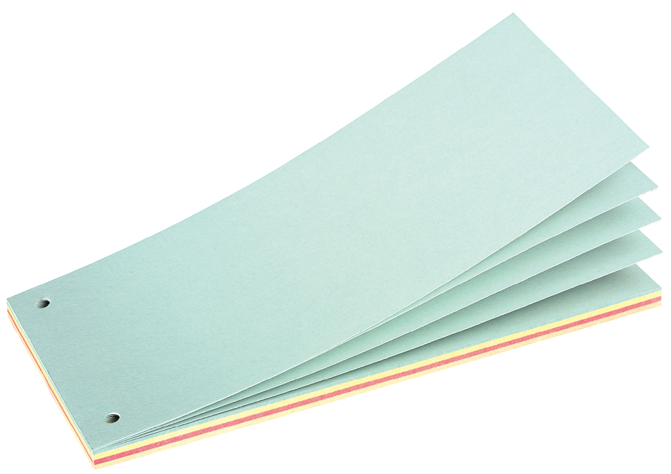 10836047000158931d2986ef4 herlitz Trennstreifenblock, für DIN A4, farbig sortiert