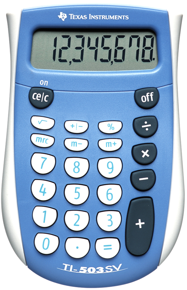 TI503SV TEXAS INSTURMENTS Taschenrechner TI-503 SV, Batteriebetrieb