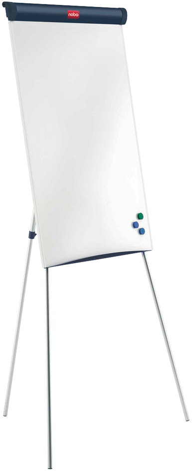 1901916 nobo Flipchart Barracuda, magnethaftend, silber/blau