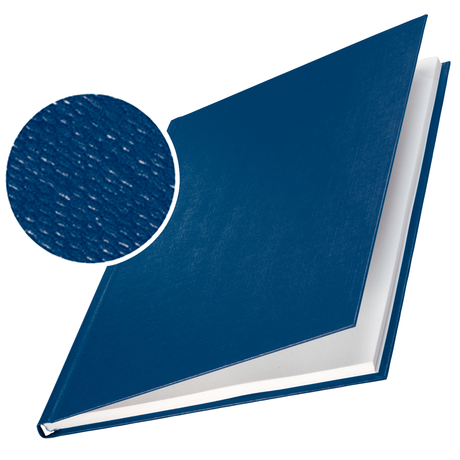 f1e0d59f32ab678e6c4cdb6f11e62f02 Leitz Buchbindemappen, ImpressBind, 3.5 mm - blau - blau