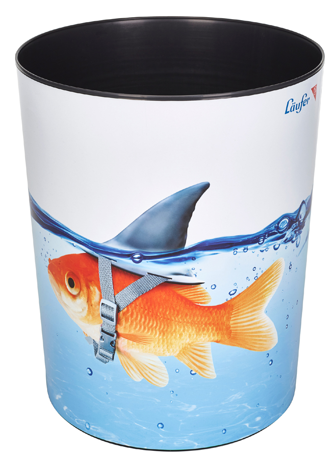 26660 Läufer Papierkorb Goldhai