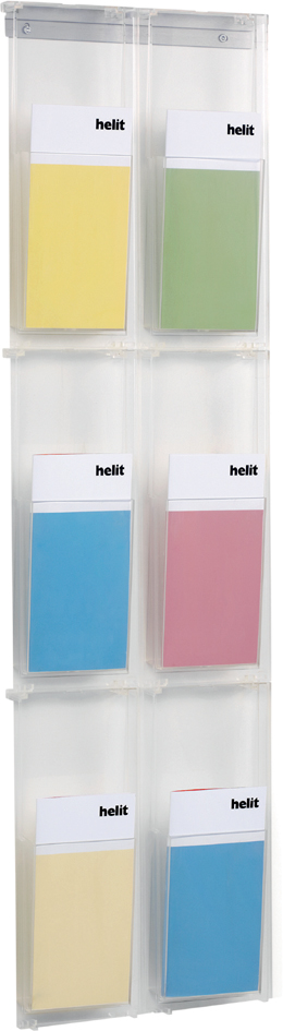 H68108_02_A_1_300 helit Wanddisplay PLACATIV, 6 Fächer 1/3 DIN A4 hoch