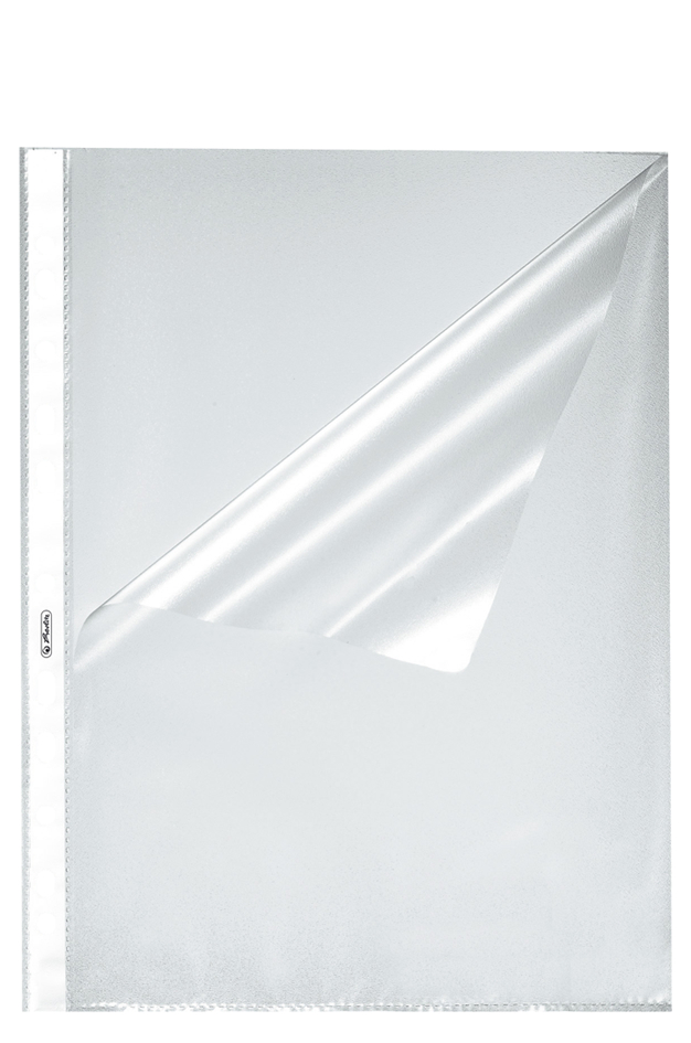 10840098000158933d8a3fd97 herlitz Prospekthülle, DIN A4, genarbt, 0,055 mm