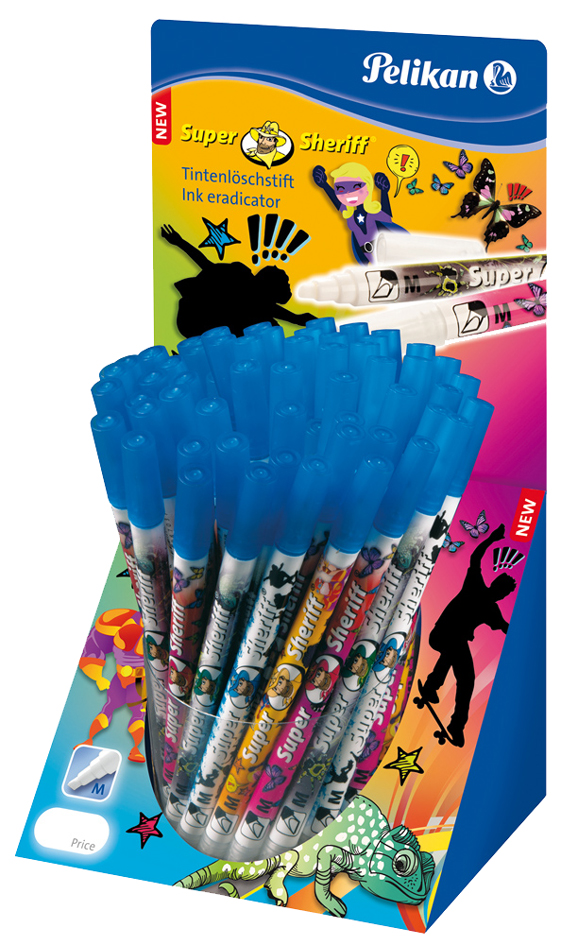 987032_012013 Pelikan Tintenlöscher Super Sheriff 258M, im Thekendisplay