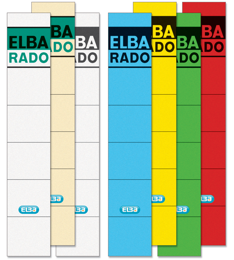 04614_sammelabb589342ee0fd78 ELBA Ordnerrücken-Etiketten ´ELBA RADO´ - kurz/schmal